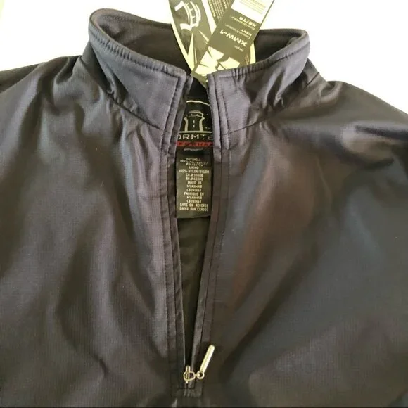 NWT Stormtech Performance Navy 1/4 Zip Windbreaker Jacket Mens  XS - Picture 4 of 16